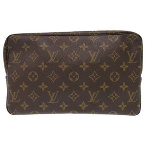 LOUIS VUITTON Authentic Brown Monogram Pouch